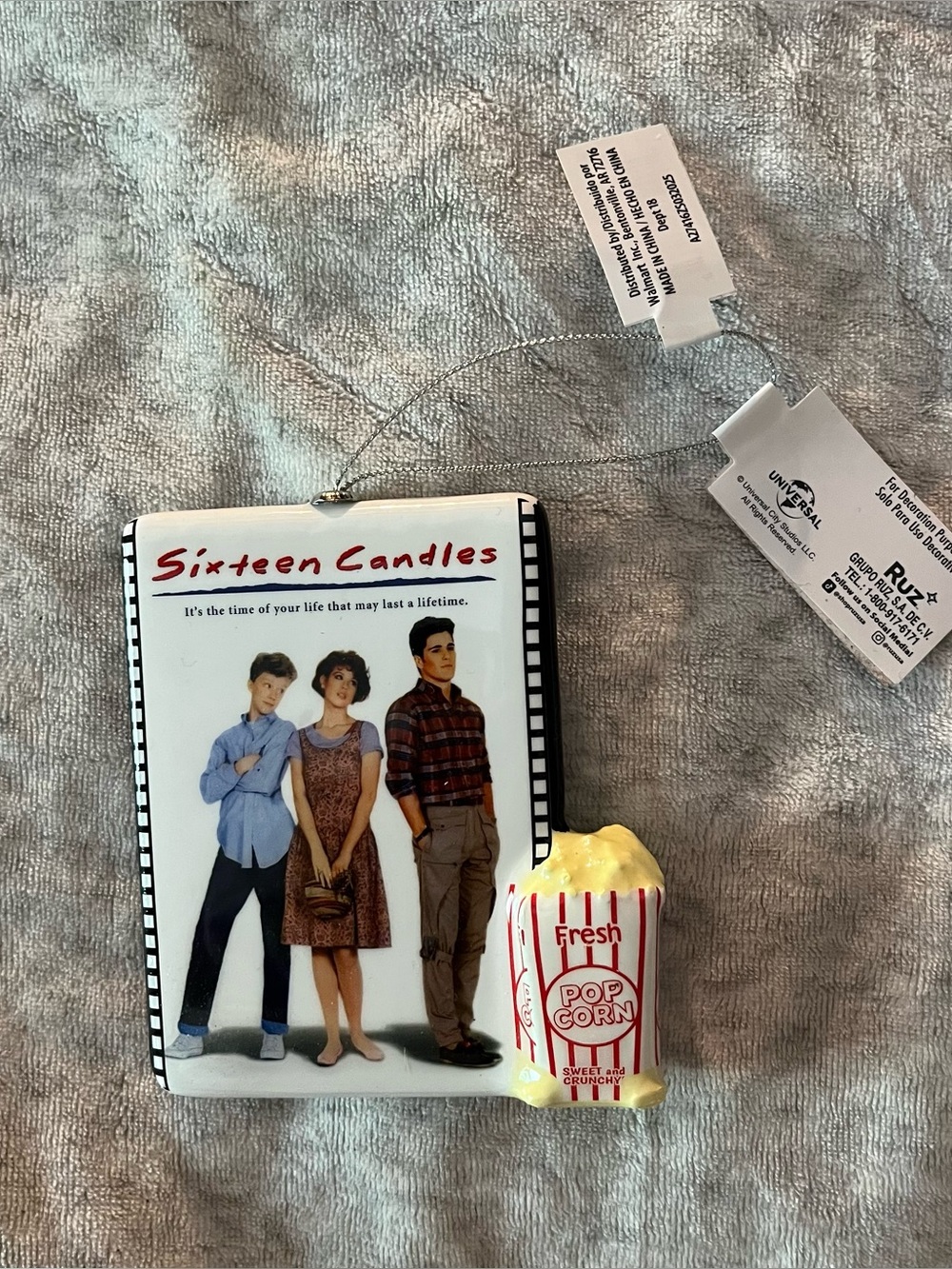 Sixteen Candles Movie Poster Decoupage Christmas Tree Ornament Ruz 2025 New